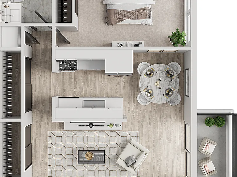 A3 | 1-Bedroom Floorplan A3 | 1-Bedroom Floorplan