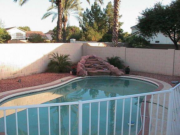 Pool with Waterfall