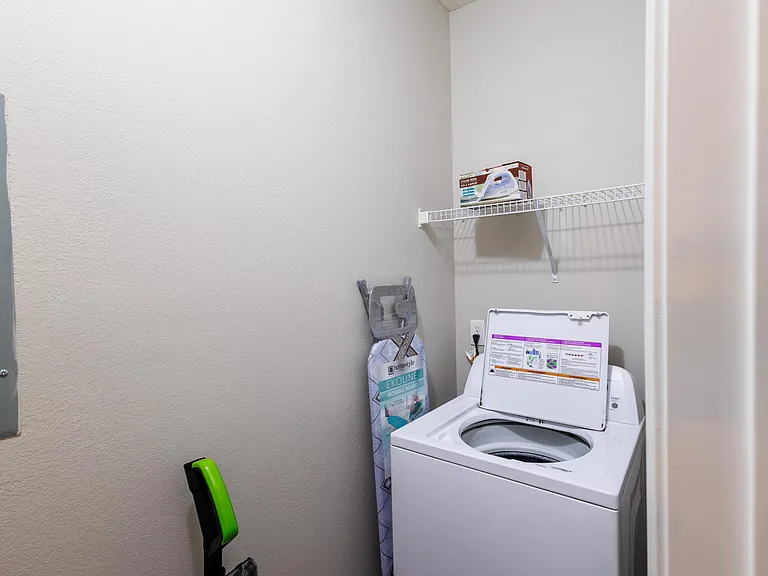 Laundry (Note: the dryer is across from the washer)