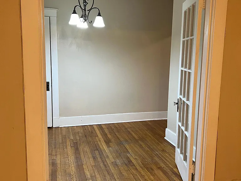 Dining room with closet