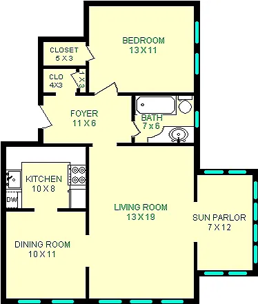 Floor plan Elizabeth