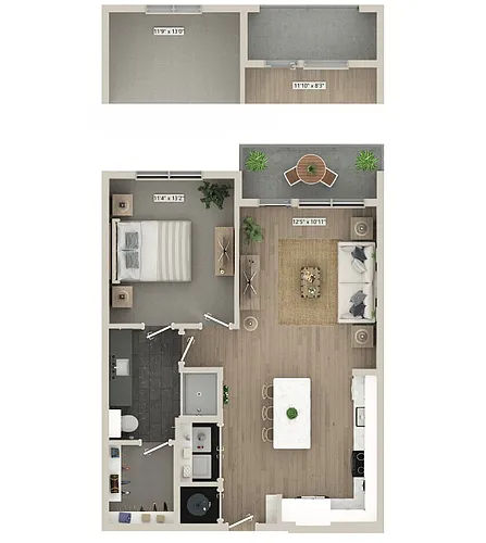 Floor plan A6A