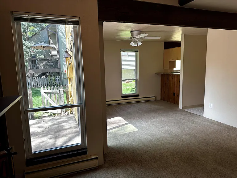 Dining room and pass through kitchen bar