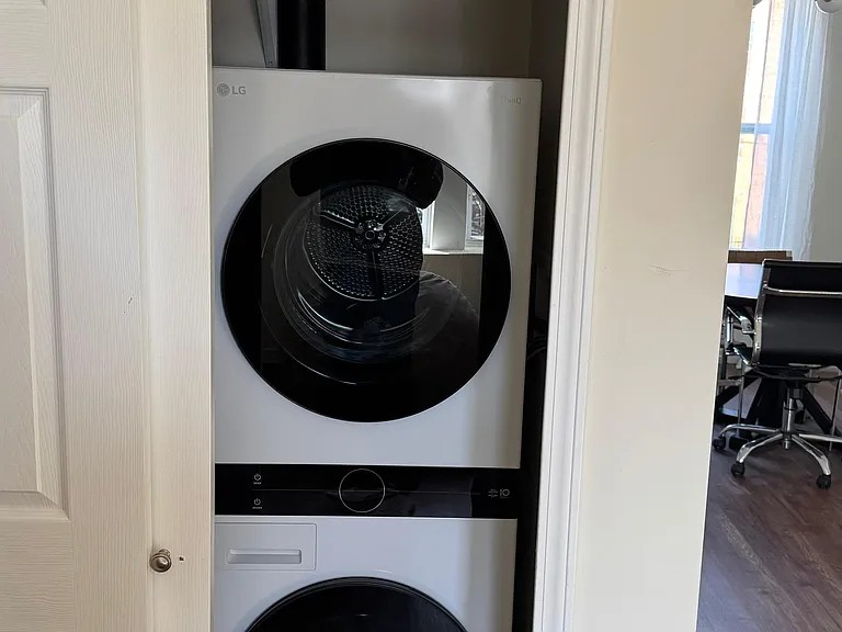 In-unit washer and dryer for added convenience