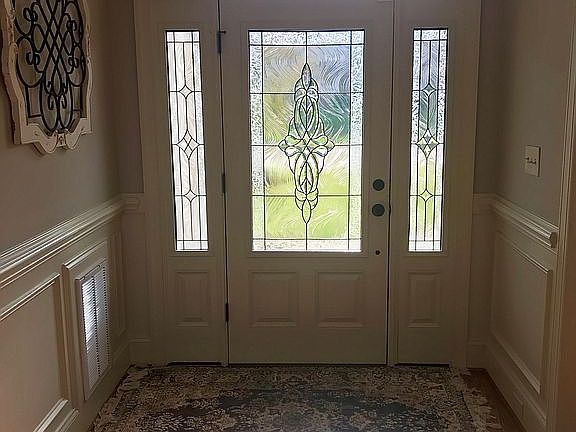 Leaded Glass Entryway