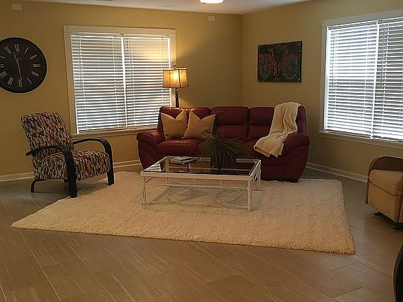 Downstairs living area