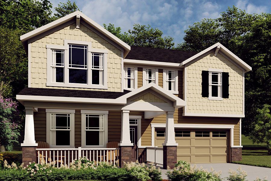 Gaines Craftsman Elevation