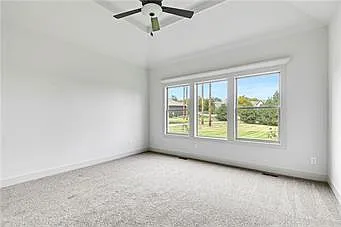 Bright primary bedroom