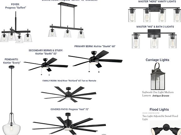 Lighting Selections