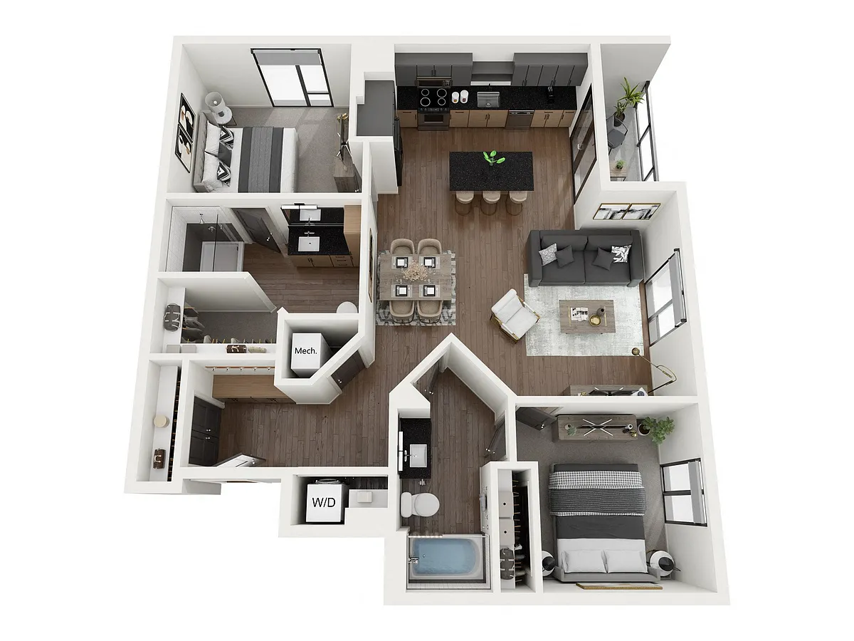 Floor plan B3