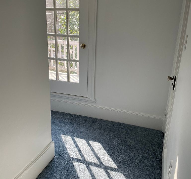 Hall and door to front porch