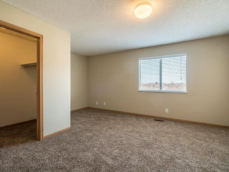 Enjoy attached walk-in closets in many homes.