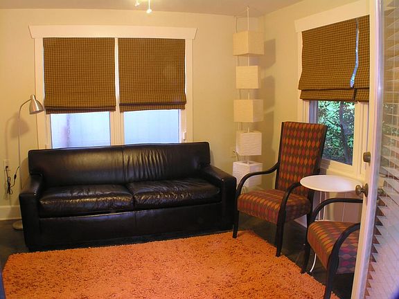 living room from front door