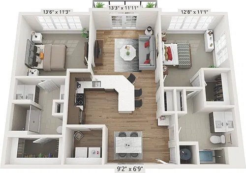 Floor plan B2