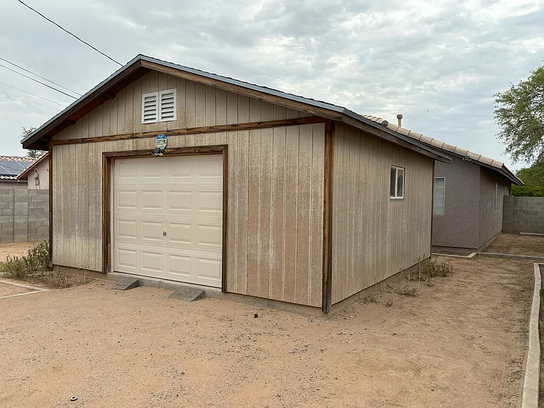 Backyard extra garage