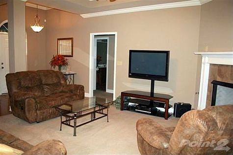 Large Greatroom with Painted Ceilings