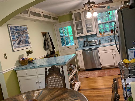 kitchen open to dining room