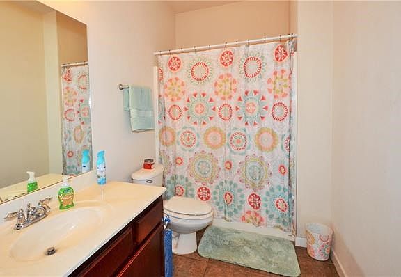 Spacious Hall Bath with combined shower/bath