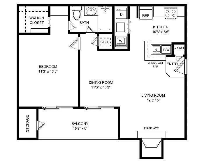 Floor plan Garrison