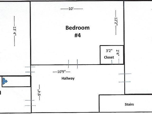417 N. Thayer - 2nd floor plan