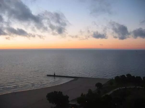 East view Lake Michigan