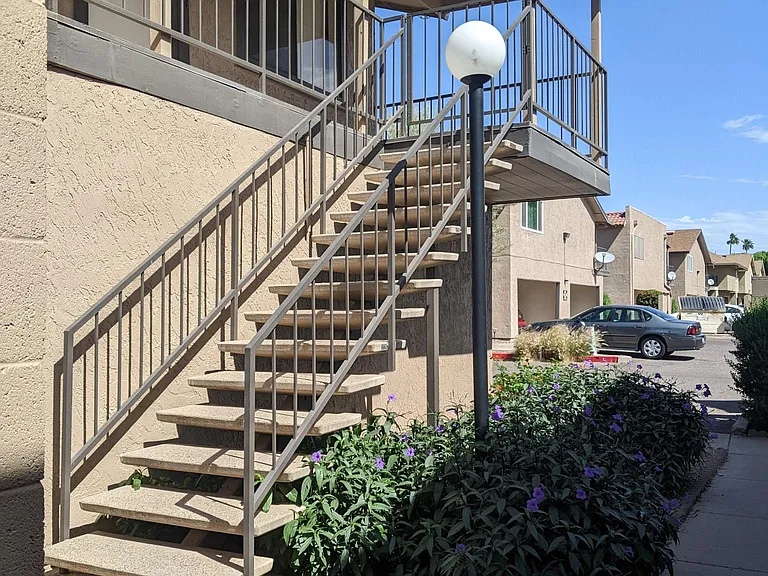 Upstairs unit.