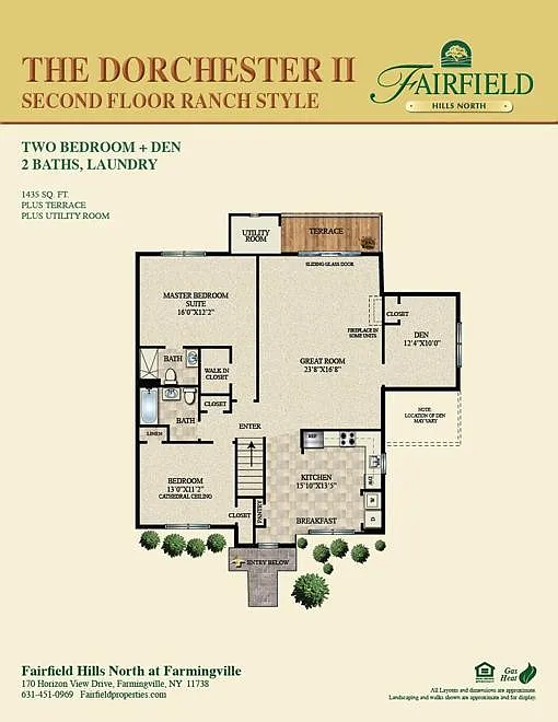 Floor plan The Dorchester II