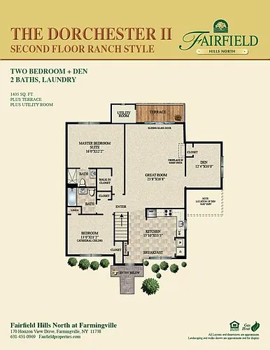 Floor plan The Dorchester II