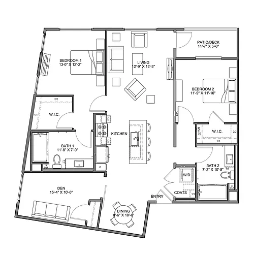 Floor plan Plan B7