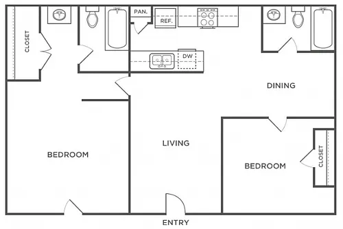 Floor plan B3