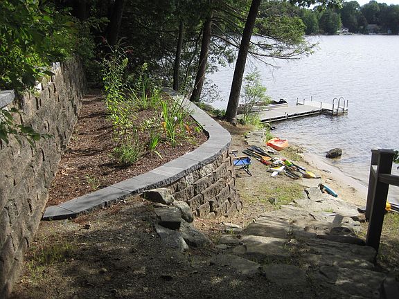 TERRACES WITH BEACH AND DOCK