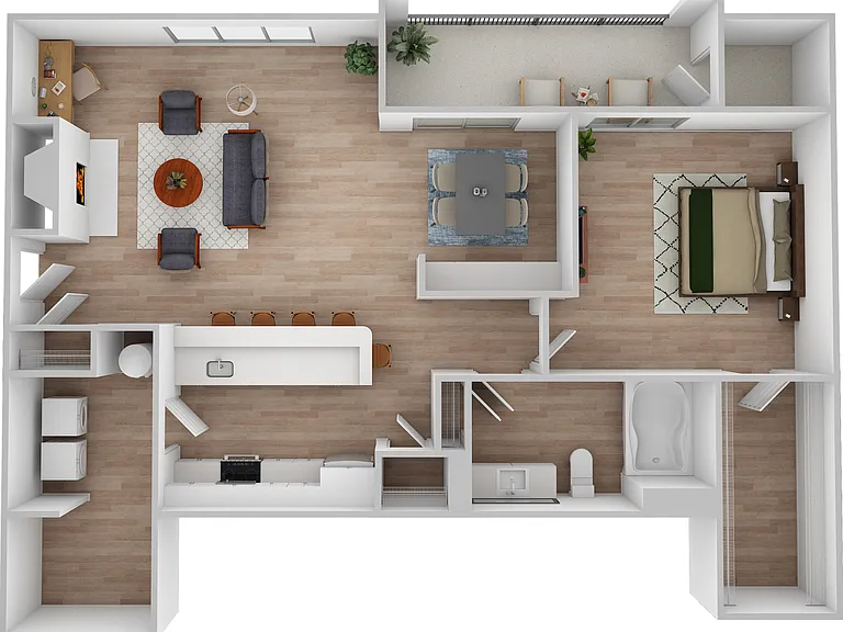 1 Bedroom | 1 Bath | 882 SF 1 Bedroom | 1 Bath | 882 SF