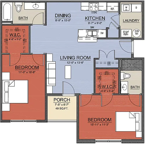 Floor plan The Sadie