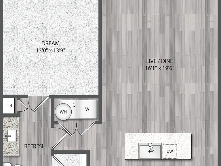 A9 floor plan Encore Montrose