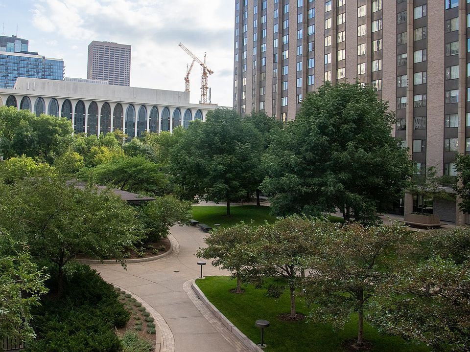 Court yard view from the Living room and bedroom.