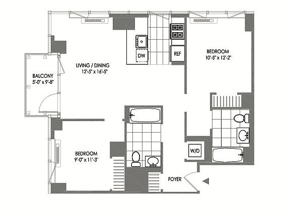 2nd image of 43-25 Hunter St #5014W