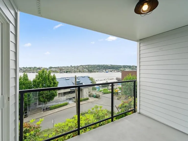 Private balcony with view