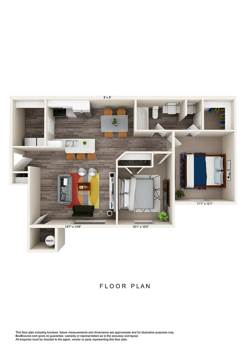 Floor plan Birch *Newly Renovated