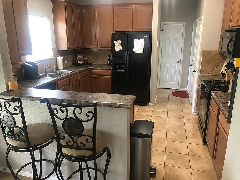 Open concept kitchen