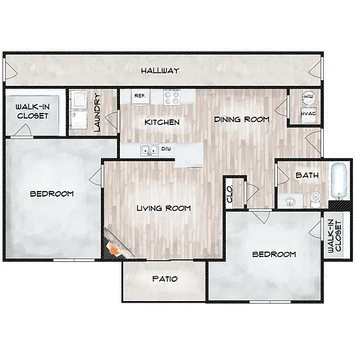 Floor plan Elmwood