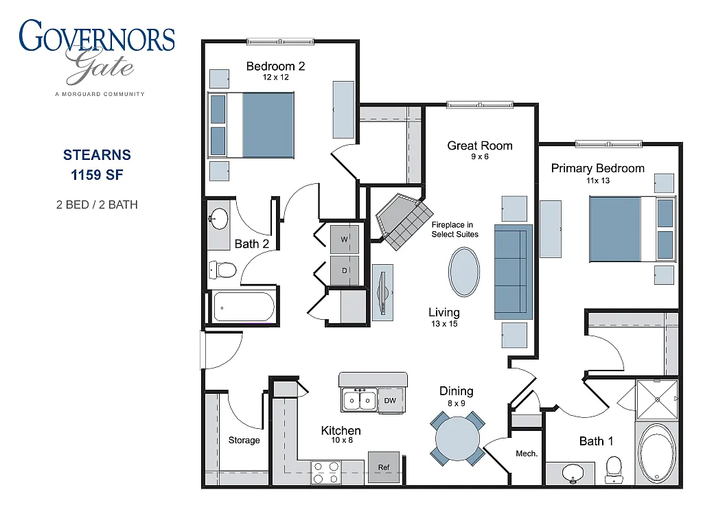 Floor plan Stearns