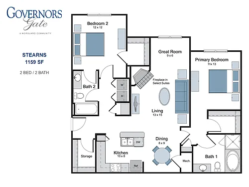 Floor plan Stearns