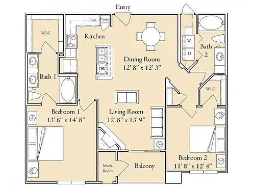 Floor plan 2 - Lilac