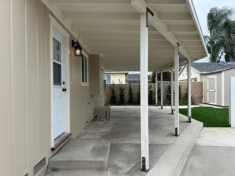 Backyard patio