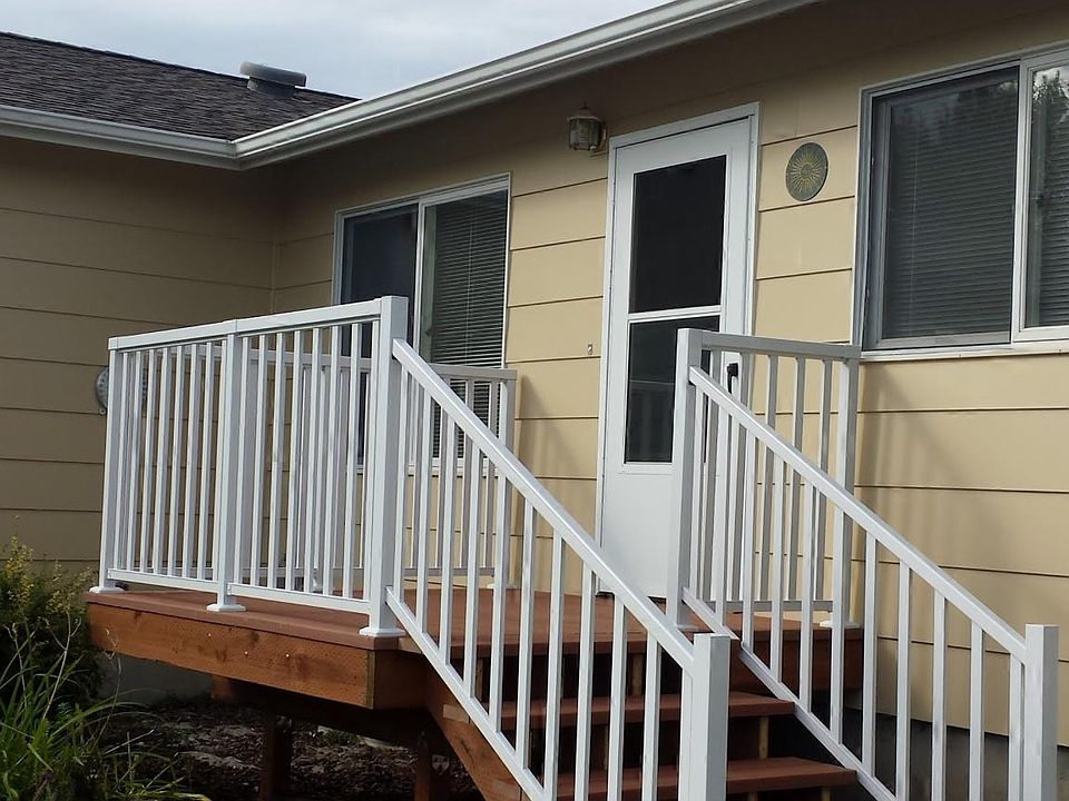 Front Entrance with New Deck