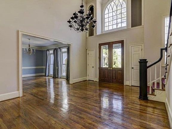 Two story foyer