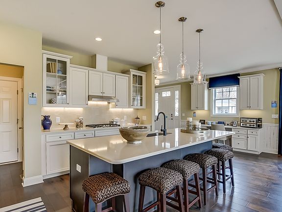 Striking kitchen with island