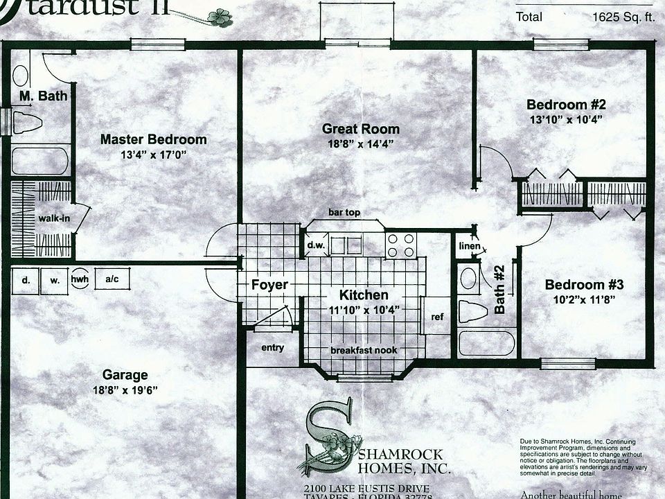 Here is the floor plan of our home