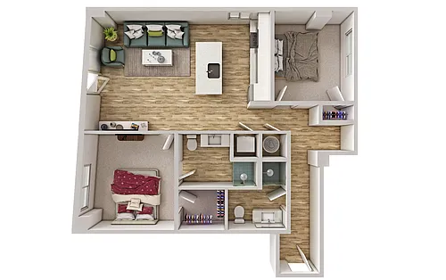 Floor plan Lofts - B4