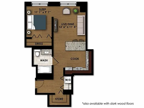 Floor plan E220